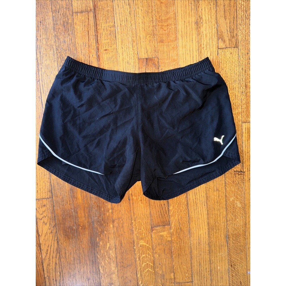 Men's Puma Running Shorts 10inch Long Black Size Small‎